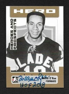 Willie O'Ree Signed Auto 2006 Heroes & Prospects LA Blades Card #6 - HOF 2018 - Picture 1 of 1
