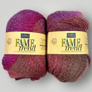 Marks & Kattens Fame Trend Lot of 2 Skeins 420yds 100g Color #661 - Picture 1 of 4