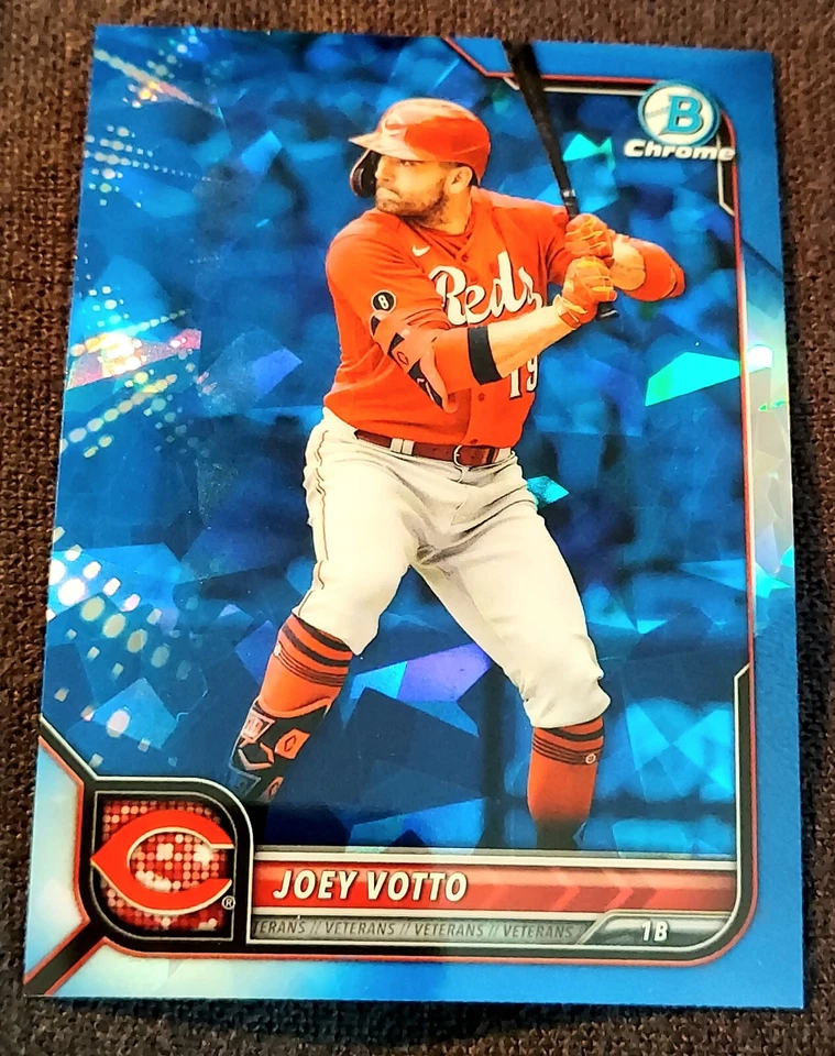 2022 Bowman Chrome Sapphire Joey Votto #64 Reds - Image 1 of 2