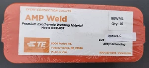 (10 Qty) TE Connectivity Amp Weld Premium Exothermic Welding Material 90WML - Picture 1 of 3
