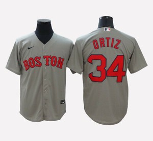 david ortiz gray jersey