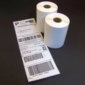 20 Rotoli 4x6 Etichette Spedizione Termica Diretta - 250/rotolo - Zebra 2844 ZP450 Eltron - Foto 1 di 3