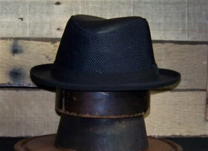 Summer Fedora Hat (Player Med. black) - Picture 1 of 7
