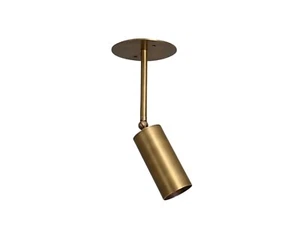 1 Light Long Spot Mid Century Brass Sputnik chandelier light Fixture - Picture 1 of 8