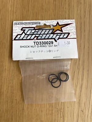 Team Durango 330029 Shock Nut O-Ring 12x1.5mm (4pcs) RC car buggy - Image 1 of 2