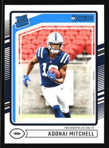Adonai Mitchell 2024 Donruss #343 Rated Rookie Indianapolis Colts - Picture 1 of 2