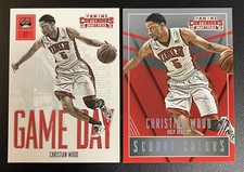 CHRISTIAN WOOD Panini College ROOKIE Silver Holo Foil Variation RC (x2)