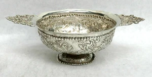 ANTIQUE 19th CENTURY GERMAN 800 SILVER FANCY MEAT DISH BOWL - Picture 1 of 8