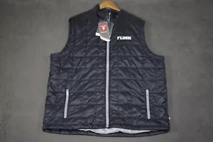 Nuovo gilet abbigliamento Charles River adulto 2XL XXL cerniera intera maniche corte a filo uomo - Foto 1 di 8