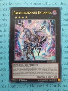 INOV-EN051 Darktellarknight Batlamyus Ultra Rare Yu-Gi-Oh Card 1st Edition New - Picture 1 of 4