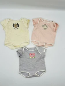 American Girl Bitty Baby Puppy, Heart And Lambie Bodysuit Tees - Picture 1 of 9