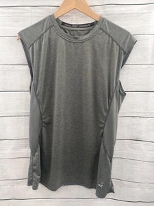 Nike Pro Combat Dri Fit Herren Größe Large grau ärmelloses Shirt tailliert aktiv - Bild 1 von 4