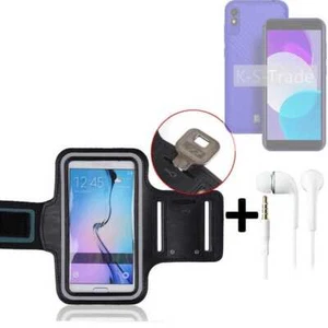 Do BLU C5L + neoprenowa bransoletka + SŁUCHAWKI sport jogging etui do biegania - Zdjęcie 1 z 3
