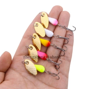 5 Stück Angeln Crankbait Kunstköder Metall SpinnerForelle Spoon Köder Barschköder 4,6g-6,8g - Bild 1 von 21