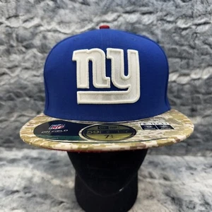New York Giants Salute To Service Fitted Hat Cap New Era 59fifty NFL Size 7 1/4 - Picture 1 of 8