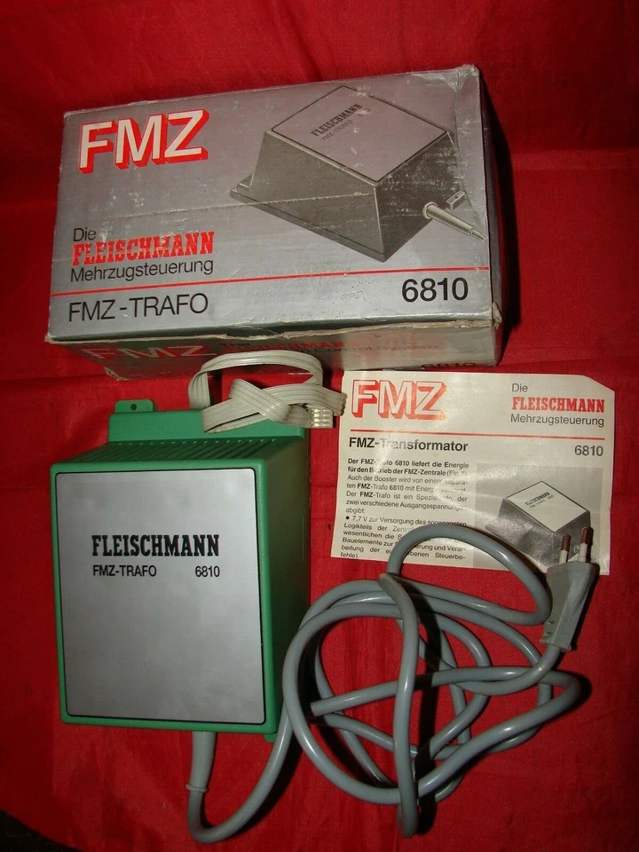 TRANSFORMATEUR FMZ FLEISCHMANN 6810 23 VOLTS HO TRAIN ELECTRIQUE  NOTICE BOITE - Image 1 of 1