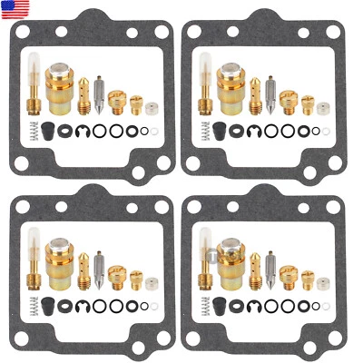 para Suzuki GS750L 1980 carburador reparación reconstrucción x4 kits gs750 gs750e Foto 1 de 4