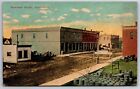 Kalona Iowa~Main Business Street~Eclipse Lumber Co Yard~Wire~Horse Wagons~c1910