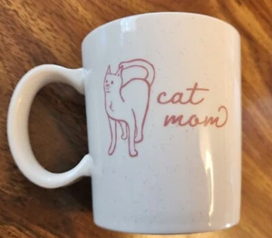 Cat Mom Becher Steinzeug 14 Unzen von Threshold Spülmaschinen- & Mikrowellengeeignet Katze Dame Tasse - Bild 1 von 4