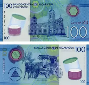 Nicaragua 100 cordoba 2014 Polymer UNC (P212) - Picture 1 of 1