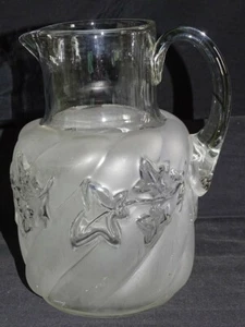 Jarra esmerilada Northwood EE. UU. Royal Ivy 8" mango transparente - Imagen 1 de 7