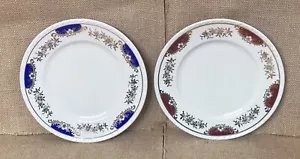 Piatti da dessert vintage Bareuther floreali 7 1/2 pollici Cottage Core Baviera Germania - Foto 1 di 5