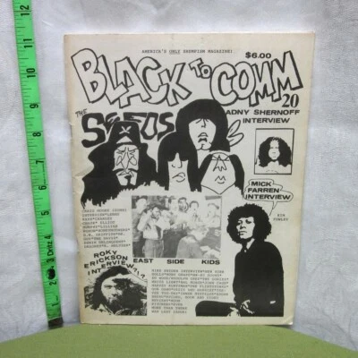 BACK TO COMM fanzine Seeds & Roky Erickson UK underground Gonn interviews 1993 - Image 1 of 4