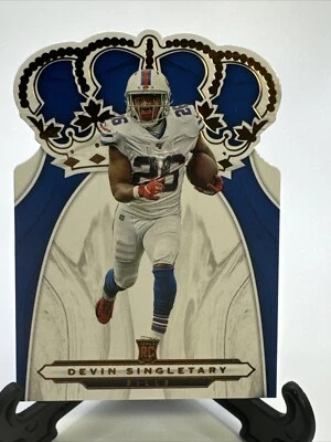 2019 Panini Chronicles Devin Singletary Crown Royale RC Rookie - Image 1 of 4