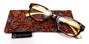 Foster Grant Sight Station HEATHER GLD/TOR Reading Glasses NEW 1.50 With Case - Picture 1 of 2