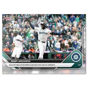 Randy Arozarena Walk-Off Grand Slam 2025 MLB Topps NOW Card 54 - Picture 1 of 2