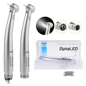 NSK Tipo Dental DynaLED Alta Velocidad Pieza de Mano 4 Agua 4 Spray de Aire + Rodamiento de Cerámica - Imagen 1 de 48