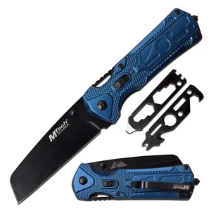 MTech USA - Manual Folding Knife W/ WHARNCLIFFE BLADE Blue - Picture 1 of 1