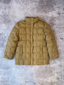 Burberry Vintage Quilted Women’s Puffer Beige Niva Check Jacket Size: L - Picture 1 of 14