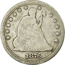 [#652877] Moneta, USA, Seated Liberty Quarter, Quarter, 1876, U.S. Mint, Philade