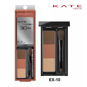 [KANEBO KATE] 3D Designing Eyebrow & Nose Shadow Palette EX-10 2.2g JAPAN NEW - Picture 1 of 2