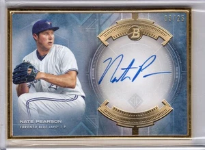 2020 Bowman Transcendent Auto NATE PEARSON Gold Framed AUTOGRAPH 03/25 Blue Jays - Picture 1 of 1