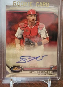 2012 Topps Finest Red /25 Auto Devin Mesoraco RC - Bild 1 von 2