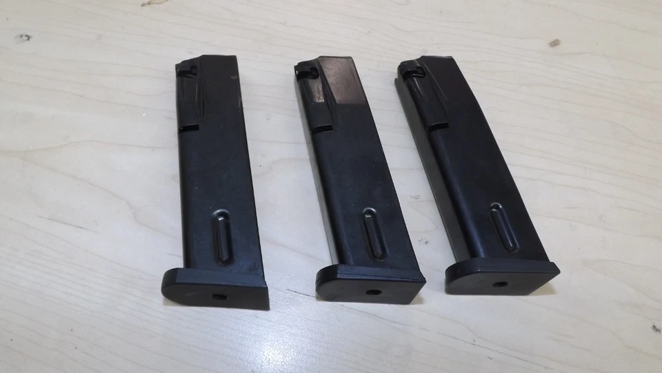 MEC-GAR 3 - NEW - 10rd Magazines for Beretta 84 Cheetah & Browning BDA .380 (D118)