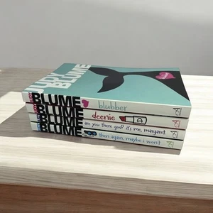 Judy Blume Lot of 4 Books Blubber Deenie Then Again Are You There God? Paperback - Picture 1 of 7