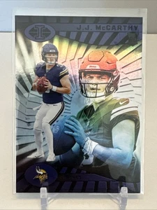 J.J. McCarthy RC 2024 Panini Illusions Vikings #100 - Imagen 1 de 2