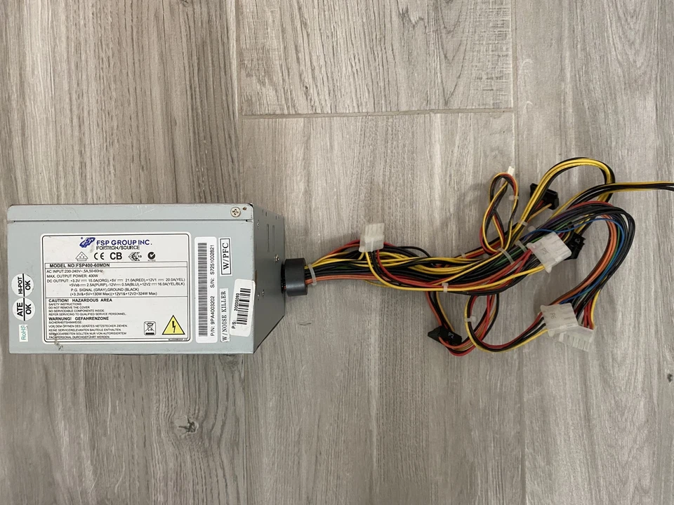 400 Watt ATX PC Netzteil – FSP Group Inc – FSP400-60MDN #6 – 20-Pol, PCIe, SATA - Bild 1 von 1