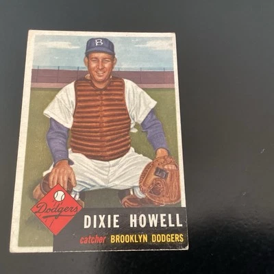 1953 Topps Hi# SP 255 Dixie Howell No Creases - Image 1 of 2