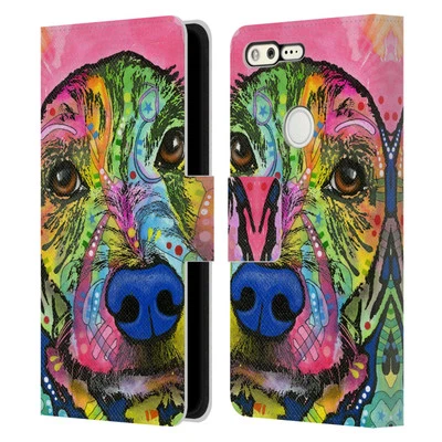OFFICIAL DEAN RUSSO DOGS 3 LEATHER BOOK WALLET CASE COVER FOR GOOGLE PHONES - Image 1 of 4