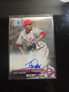 2017 Bowman Chrome Prospect 1st  Autographs Jose Taveras #CPA-JT (AU) Phillies - Picture 1 of 2