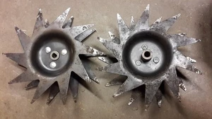 MANTIS 2x Hackmesser für Gartenfräse Motorhacke Bodenfräse - Bild 1 von 3