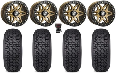 Sedona Split 6 Bdlk 15" Wheels Br 30" Regulator 2 Tires Polaris Sportsman / RZR - Image 1 of 4