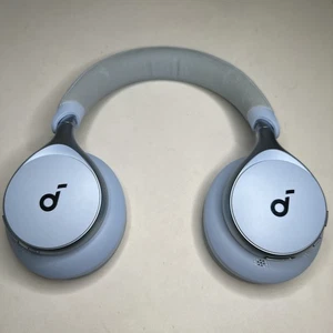 Soundcore Space One Wireless Headphones 40H ANC Playtime Blue Tested Working - Picture 1 of 9