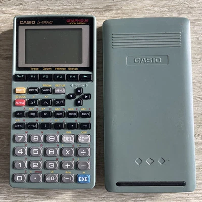 Calculatrice | Casio Fx-6910aG | Graphique Icon Menu | Bon Etat - Photo 1/3