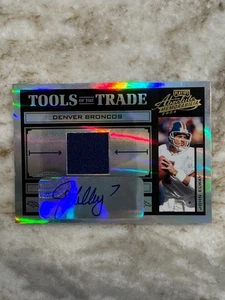 John Elway 2004 Absolute Tools of the Trade Auto Autograph Jersey #4/25 Broncos - Picture 1 of 3