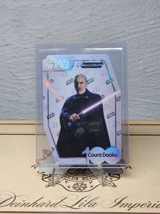 COUNT DOOKU Disney 100 Phantom Die Cut Silver #PS-YX-25 2023 Star Wars - Picture 1 of 2